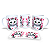 Caneca Cerâmica Personalizada Gato / Gatinho Branco - Modelo 785267 - Imagem 1