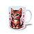 Caneca Cerâmica Personalizada Gato / Gatinho Marrom - Modelo 785288 - Imagem 2