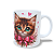 Caneca Cerâmica Personalizada Gato / Gatinho Marrom - Modelo 785289 - Imagem 3