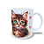 Caneca Cerâmica Personalizada Gato / Gatinho Marrom - Modelo 785290 - Imagem 2