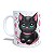 Caneca Cerâmica Personalizada Gato / Gatinho Preto - Modelo 785297 - Imagem 2