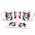 Caneca Cerâmica Personalizada Gato / Gatinho Tricolor - Imagem 1
