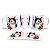 Caneca Cerâmica Personalizada Gato / Gatinho Tricolor - Modelo 785305 - Imagem 1