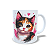 Caneca Cerâmica Personalizada Gato / Gatinho Tricolor - Modelo 785306 - Imagem 2
