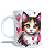 Caneca Cerâmica Personalizada Gato / Gatinho Tricolor - Modelo 785307 - Imagem 2