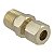 Conector Latão 1/4 NPT x 1/4 com Anilha - Imagem 1