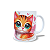Caneca Cerâmica Personalizada Gato / Gatinho Laranja - Imagem 3