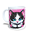 Caneca Cerâmica Personalizada Gato / Gatinho Preto - Imagem 2