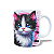 Caneca Cerâmica Personalizada Gato / Gatinho Preto - Imagem 2