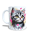 Caneca Cerâmica Personalizada Gato / Gatinho Cinza - Imagem 3