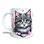 Caneca Cerâmica Personalizada Gato / Gatinho Cinza - Imagem 2