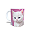 Caneca Cerâmica Personalizada Gato / Gatinho Branco - Imagem 4