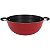Tacho de Alumínio Wok Antiaderente com Tampa de Vidro N° 32 Capacidade 7 Litros - Vermelho - Imagem 2
