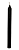 Vela Palito Preta 18cm kit 10 Unidades - Imagem 2