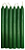 Vela Palito Verde Escuro 18cm kit 10 Unidades - Imagem 1
