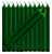 Vela Palito Verde Escuro 18cm kit 10 Unidades - Imagem 2
