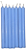 Vela Palito Azul Claro 18cm kit 10 Unidades - Imagem 1