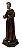 Imagem De Santo Padre Pio 30 Cm Resina Estatua - Imagem 2