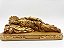 Imagem Estatueta São José Dormindo Dourado 20cm Gesso - Imagem 1