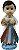 Imagem Jesus Misericordioso Infantil Resina 8cm - Imagem 1
