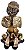 Imagem Anjo Dourado Gesso 30cm - Imagem 4
