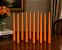 Vela Palito Laranja 18cm Kit 10 Unidades - Imagem 4