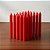 Vela Palito Vermelha 18cm kit 10 Unidades - Imagem 2
