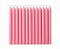 Vela Palito Rosa 18cm kit 10 Unidades - Imagem 1