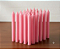 Vela Palito Rosa 18cm kit 10 Unidades - Imagem 2