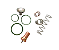 KIT DE REPARO VALVULA PRESSÃO MINIMA + TERMOSTATICA 2901-1095-00 - ATLAS COPCO - Imagem 1