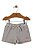 Shorts Moleton Menina - Cinza Claro - Up Baby - Imagem 1