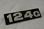 Emblema Frontal Scania S-4 ''124G'' - Com presilha - Imagem 2
