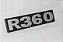 Emblema Potência Frontal Scania - S4 R - 360 c/ Presilhas - Imagem 1