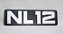 Emblema Frontal - Volvo ''NL12'' - C/ Presilhas - Imagem 1