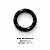 Anel Da Lanterna Do Teto Scania 113/124 Preto Com Lente - Imagem 2