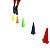 Kit Com 20 Unidades de Cone 24 Cm Liso Para Treino Funcional - Imagem 2
