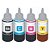 KIT Refil de Tinta 504/544 compativel Epson- Kit com 4 Cores para Impressora L3150 /L4150/L4160/ L3110 / L5190 - Imagem 1