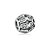 Berloque de Prata Separador Gomos de Zircônias - Imagem 1