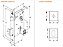 Fechadura Externa 55mm Classic 3000 Quadrada Cromada Stam - Imagem 4