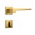 Fechadura de Banheiro Classic 3200 Quadrada Gold Stam - Imagem 1