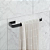 Porta Toalha de Rosto Suporte Para Banheiro Aço 4 Cores - Imagem 4