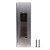 Puxador Concha Inox Escovado de Embutir Porta de Correr 15cm - Imagem 2