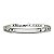 Pulseira Aço Inox com placa p/ gravação - Imagem 1