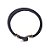 Pulseira de Corda Preta com Cabeça de Leão Grego - Imagem 3