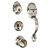 Conjunto Fechadura Blim Blim Aquataly - Bronze antique - Imagem 1