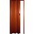 PORTA SANFONADA PERLEX PVC 84 X 210 mogno - Imagem 2