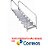 Escada Fisioterápica - Aço Inox 304 - Chapa Dobrada - 8 Degraus para Piscina - Imagem 1