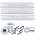 Kit para reposição Escada de Piscina 03 Degrau - ABS - Completo - Imagem 1