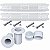 Kit para reposição Escada de Piscina 02 Degrau - ABS - Completo - Imagem 1