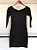Vestido preto manga longa (PP) - Armani - Imagem 2